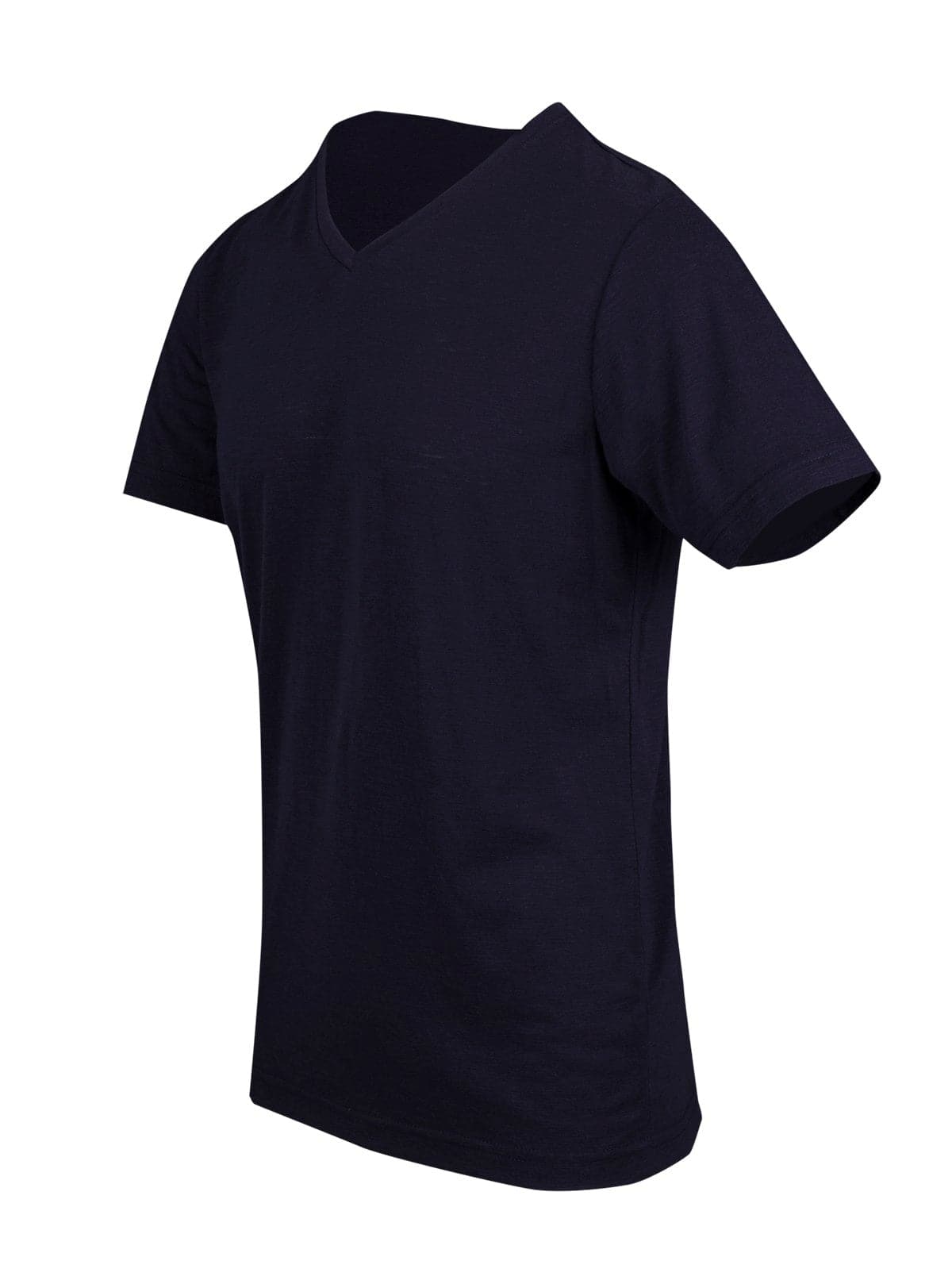Mens Raw Cotton Wave V Neck Tee - kustomteamwear.com