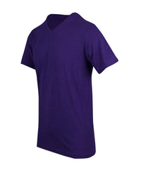 Mens Raw Cotton Wave V Neck Tee - kustomteamwear.com