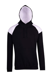 Mens Shoulder Contrast Panel Hoodie - kustomteamwear.com