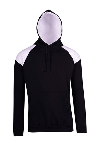 Mens Shoulder Contrast Panel Hoodie - kustomteamwear.com