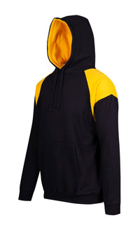 Mens Shoulder Contrast Panel Hoodie - kustomteamwear.com