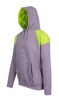 Mens Shoulder Contrast Panel Hoodie - kustomteamwear.com