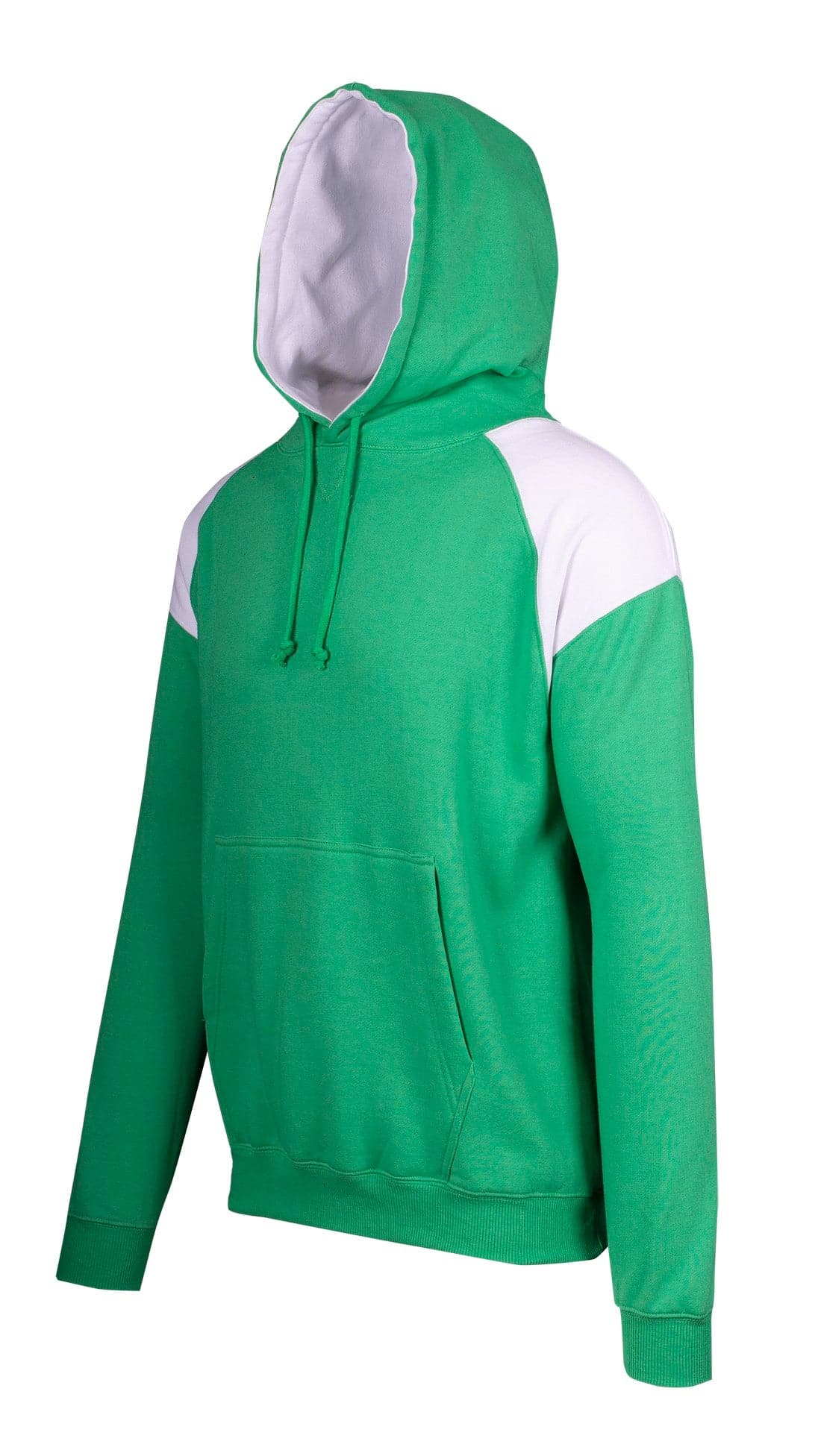 Mens Shoulder Contrast Panel Hoodie - kustomteamwear.com