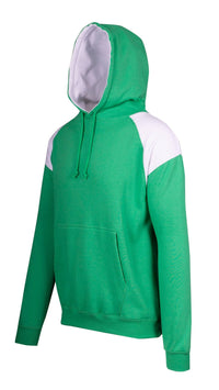 Mens Shoulder Contrast Panel Hoodie - kustomteamwear.com