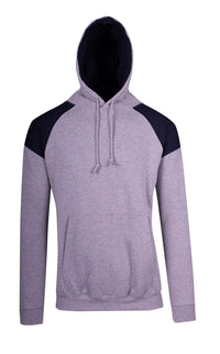 Mens Shoulder Contrast Panel Hoodie - kustomteamwear.com