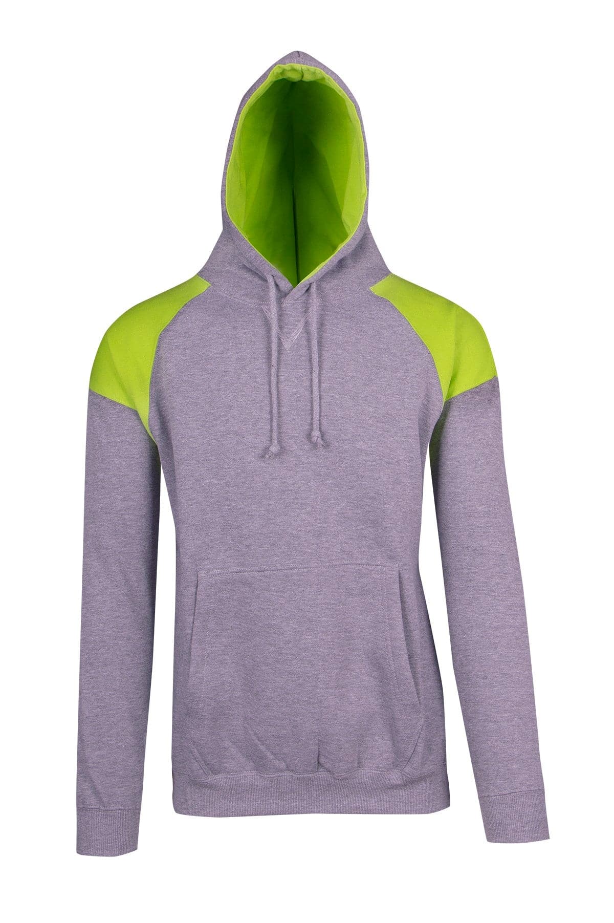 Mens Shoulder Contrast Panel Hoodie - kustomteamwear.com
