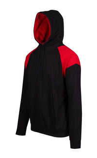 Mens Shoulder Contrast Panel Hoodie - kustomteamwear.com