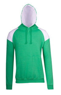 Mens Shoulder Contrast Panel Hoodie - kustomteamwear.com