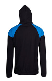 Mens Shoulder Contrast Panel Hoodie - kustomteamwear.com
