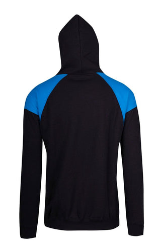 Mens Shoulder Contrast Panel Hoodie - kustomteamwear.com