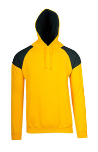 Mens Shoulder Contrast Panel Hoodie - kustomteamwear.com