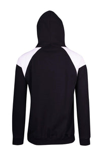 Mens Shoulder Contrast Panel Hoodie - kustomteamwear.com