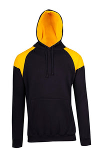 Mens Shoulder Contrast Panel Hoodie - kustomteamwear.com