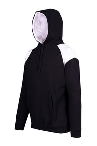Mens Shoulder Contrast Panel Hoodie - kustomteamwear.com