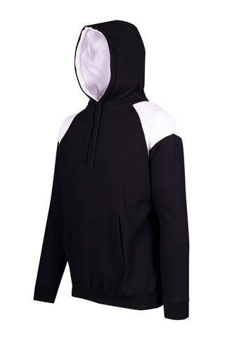 Mens Shoulder Contrast Panel Hoodie - kustomteamwear.com