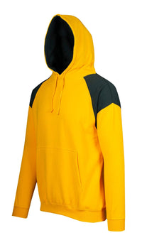 Mens Shoulder Contrast Panel Hoodie - kustomteamwear.com