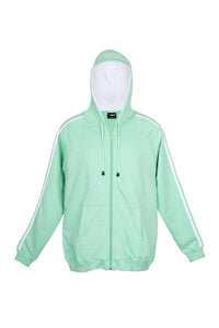 Mens Unbrushed Stripe Sleeve Hoodie - kustomteamwear.com