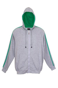 Mens Unbrushed Stripe Sleeve Hoodie - kustomteamwear.com
