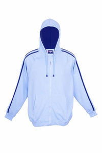 Mens Unbrushed Stripe Sleeve Hoodie - kustomteamwear.com