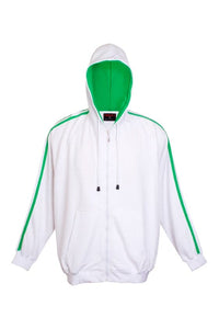 Mens Unbrushed Stripe Sleeve Hoodie - kustomteamwear.com