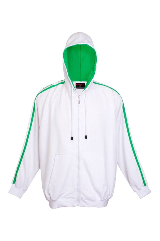 Mens Unbrushed Stripe Sleeve Hoodie - kustomteamwear.com
