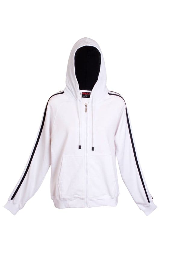 Mens Unbrushed Stripe Sleeve Hoodie - kustomteamwear.com