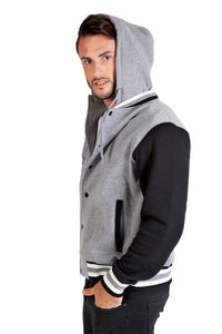 Men's Varsity Jacket & Hood - kustomteamwear.com