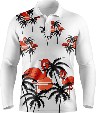 Miami Vice Men's Polo. Long or Short Sleeve - fungear.com.au
