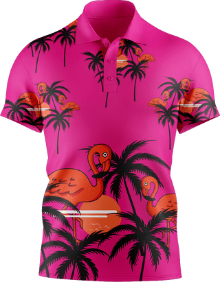 Miami Vice Men's Short Sleeve Polo - fungear.com.au