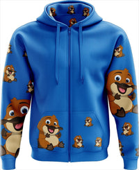 Playa Platypus Full Zip Hoodies Jacket - kustomteamwear.com