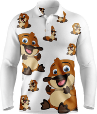 Playa Platypus Men's Polo. Long or Short Sleeve - fungear.com.au