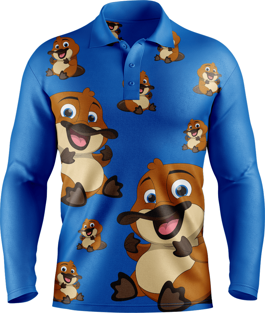 Playa Platypus Men's Polo. Long or Short Sleeve - fungear.com.au