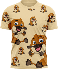 Playa Platypus T shirts - fungear.com.au