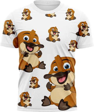 Playa Platypus T shirts - fungear.com.au