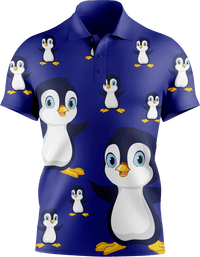 Pranksta Penguin Men's Short Sleeve Polo - fungear.com.au