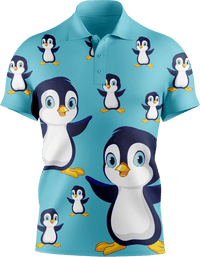 Pranksta Penguin Men's Short Sleeve Polo - fungear.com.au