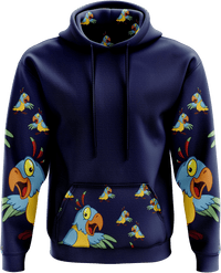 Psycho Parrot Hoodies - fungear.com.au