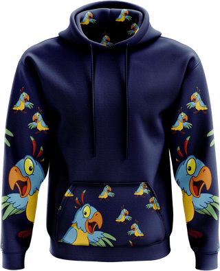 Psycho Parrot Hoodies - fungear.com.au