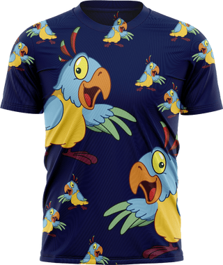Psycho Parrot T shirts - fungear.com.au