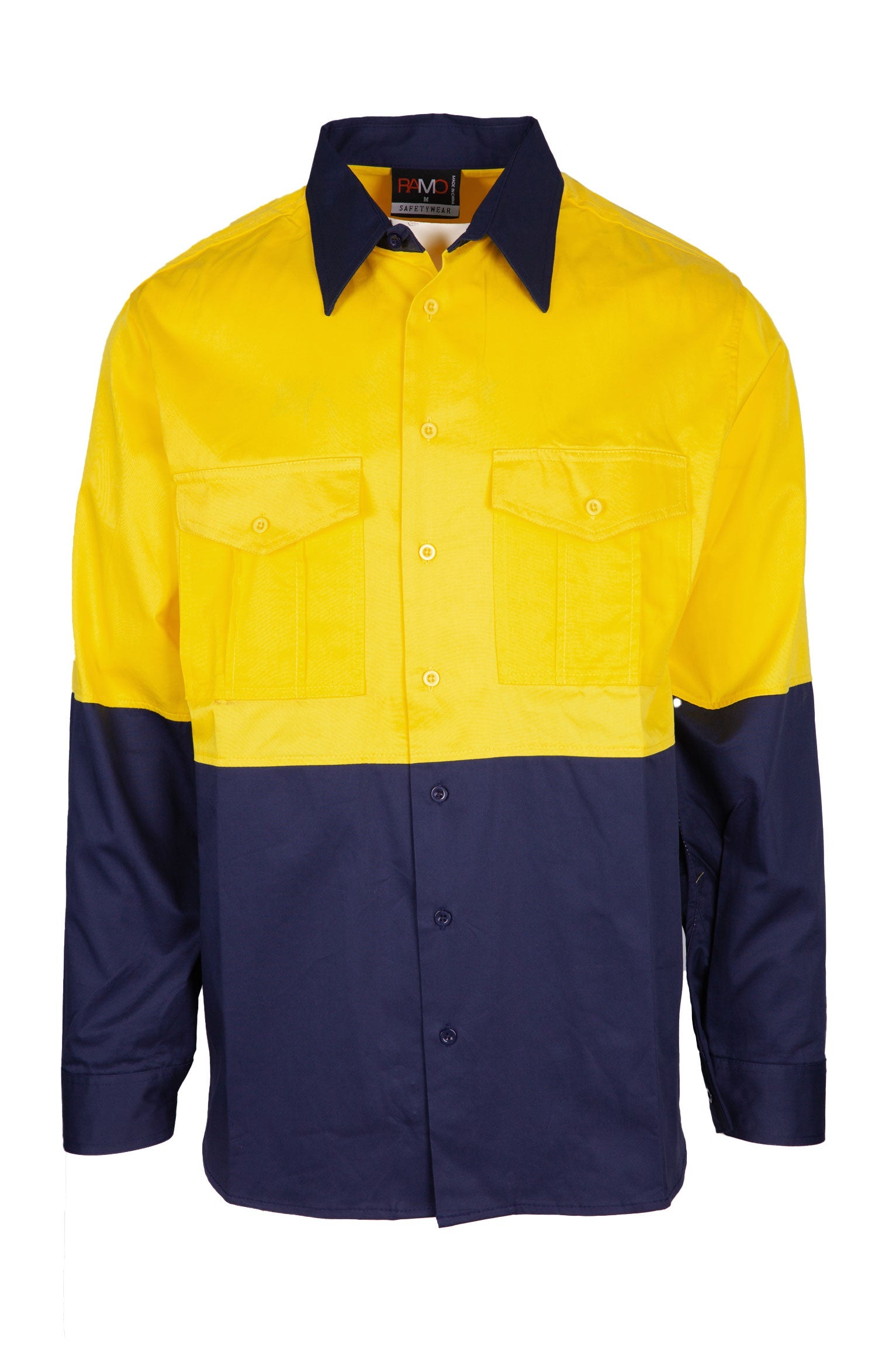 100% Combed Cotton Drill Long Sleeve Shirts