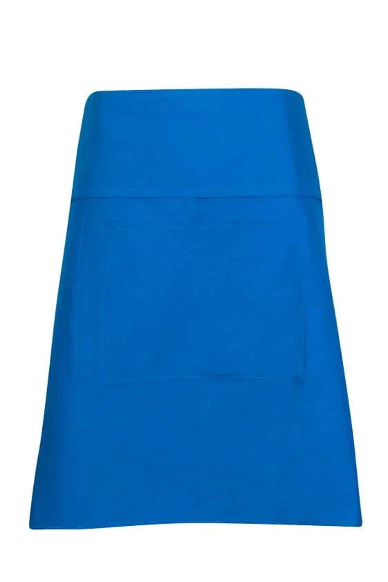 Short Waist Apron - 100% cotton canvas - kustomteamwear.com