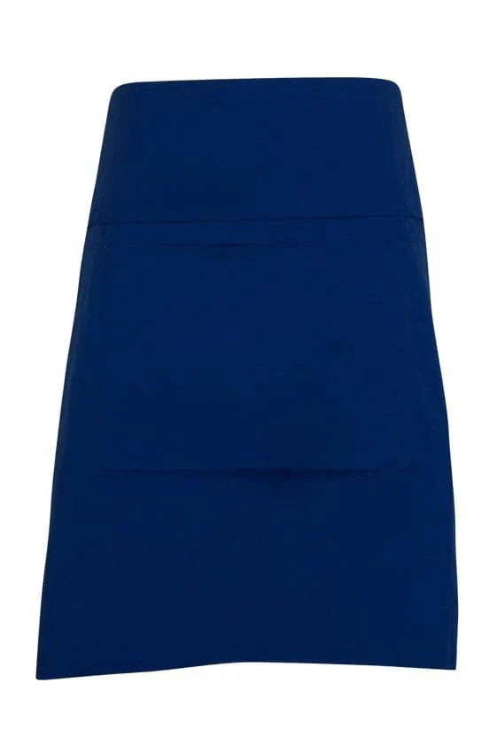 Short Waist Apron - 100% cotton canvas - kustomteamwear.com