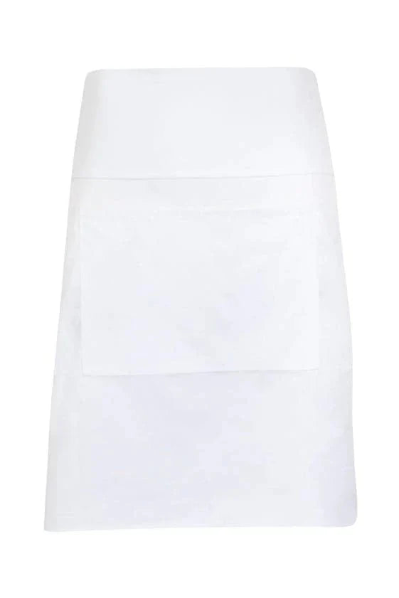 Short Waist Apron - 100% cotton canvas - kustomteamwear.com