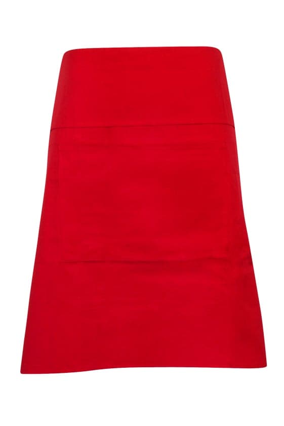 Short Waist Apron - 100% cotton canvas - kustomteamwear.com