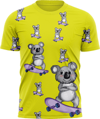Skater Koala T shirts - fungear.com.au