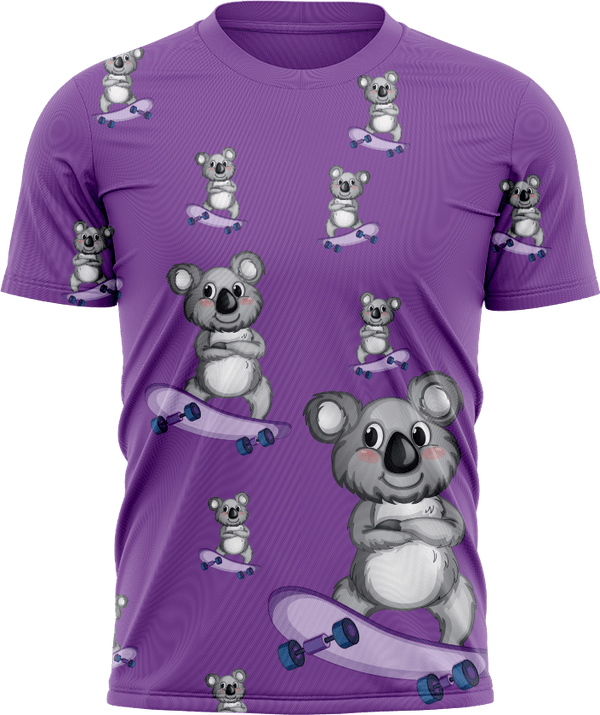 Skater Koala T shirts - fungear.com.au