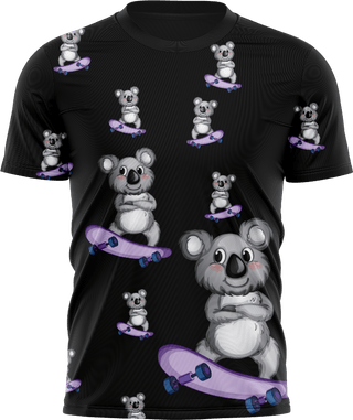 Skater Koala T shirts - fungear.com.au