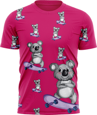 Skater Koala T shirts - fungear.com.au
