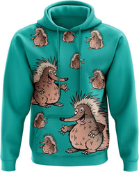 Spunky Echidna Hoodies - kustomteamwear.com