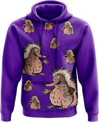 Spunky Echidna Hoodies - fungear.com.au